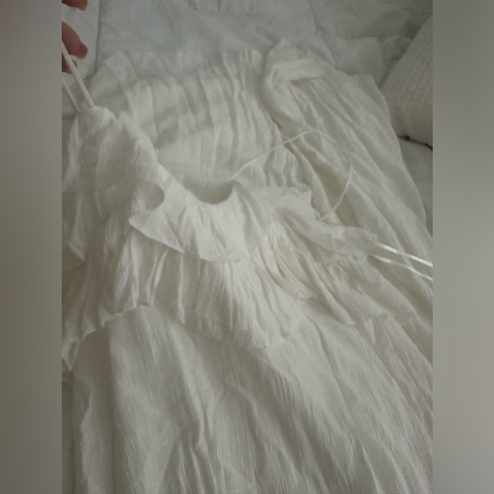 White long dress Zara M